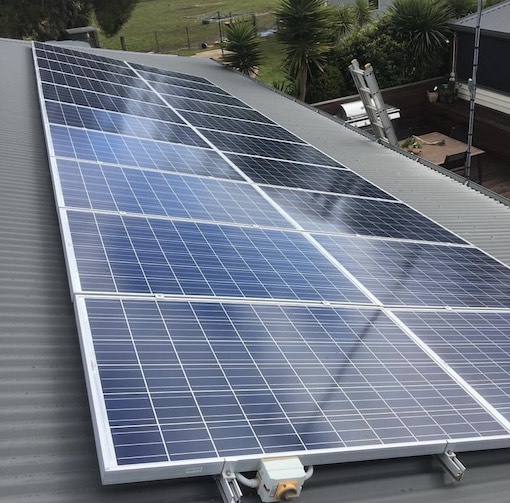 Solar Panel Cleaning Project 1 - Gutter Guru Geelong
